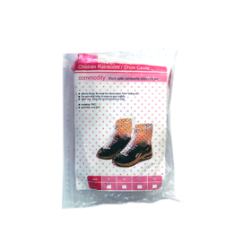 Rain Shoe Cover Plain-Pink Small