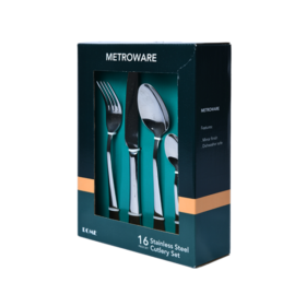 Metroware Cutlery Set 16Pc Stainless Steel