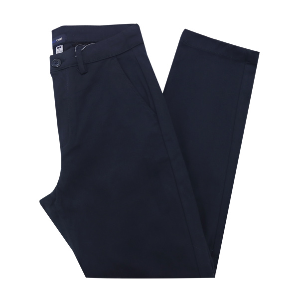 Blue Camp Chino Ankle Pants Twill Navy Blue – Super Metro Lapu