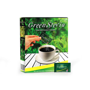Green Stevia Powdered Extract Sugar Substitute Box Of 100Pcs