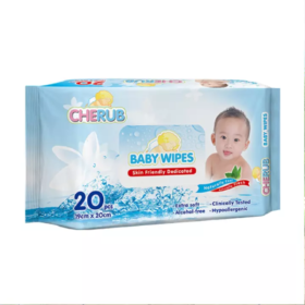 Cherub Baby Wipes 20Pcs