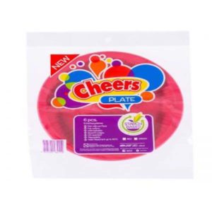 Cheers Starch Based Cutler Red 6Pcs