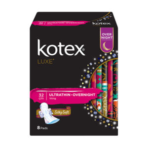 Kotex Feminine Pad Luxe Ultrathin Overnight 32Cm 8Pcs