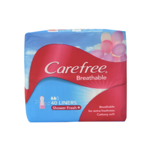 Carefree Breathable Shower Fresh 40Pcs