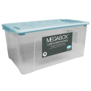 Megabox Storage Box with Handle 9L Arctic Blue