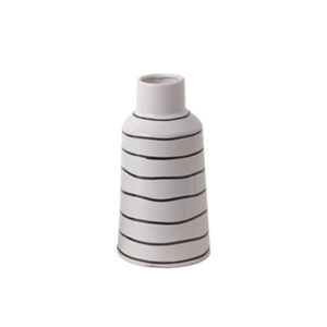 Ceramic Vase White 7X29Cm