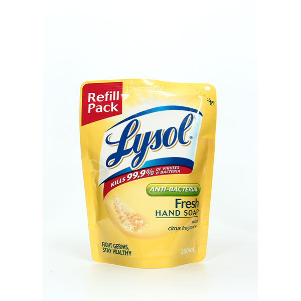 Lysol Antibac Handsoap Fresh Refill Pack 200Ml
