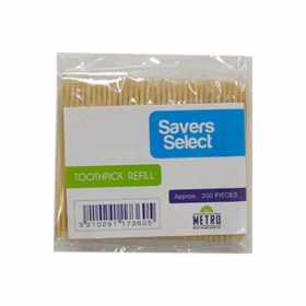 Savers Select Toothpick Refill 200Pcs