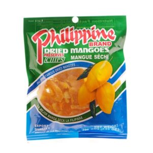 Philippine Brand Dried Soft and Chewy Mangoes 80g 