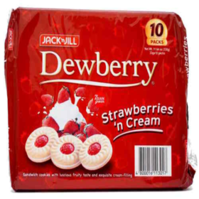 Jack 'N Jill Dewberry Strawberries 'N Cream 10Pcs 33G