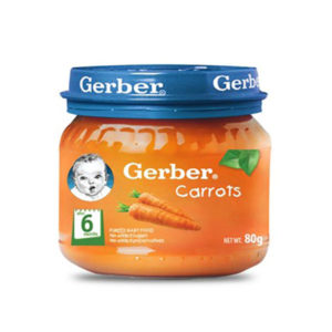 Gerber Carrot Puree 80G