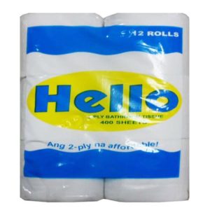 Hello Bathroom Tissue 2Ply 12Rolls