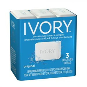 Ivory Bar Soap Original 3Pcs 3.1Oz