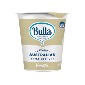 Bulla Australian Style Yogurt Vanilla 160g