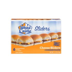 White Castle Sliders Cheeseburger Net Wt. 11 Oz/ 6 Ct