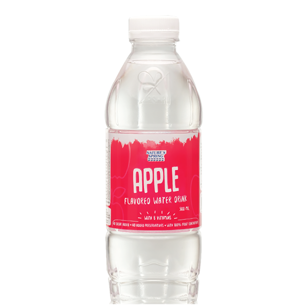 Nature'S Spring Flavored Water Apple 500Ml