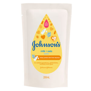 Johnson'S Baby Milk+Oats Bath Refill 200Ml