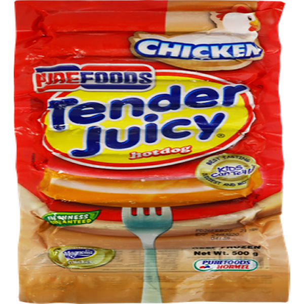 Purefoods Chicken Hotdog Jumbo 500G