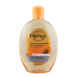 Eskinol Facial Deep Cleanser Papaya Smooth White 225Ml
