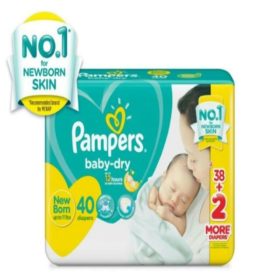 Pampers Diaper Newborn Taped Ph M5 Aka 40Pcs