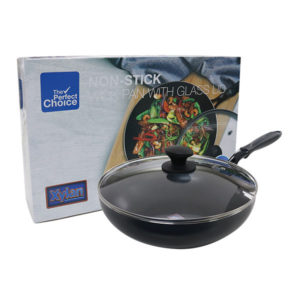 The Perfect Choice Wok Pan With Lid 30Cm  Non Stick