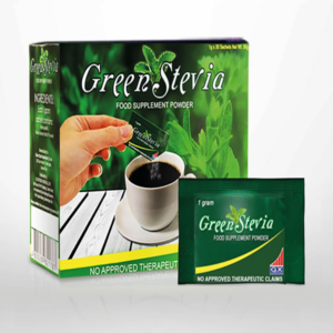Green Stevia Powdered Extract Sugar Substitute Box Of 30Pcs