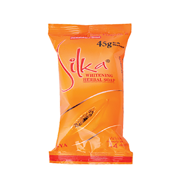 Silka Papaya Whitening Soap 45G