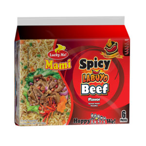 Lucky Me Instant Mami Spicy Hot Beef Multipack 50G