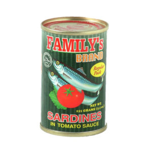 Family'S Brand Sardines Bonus Green 155G