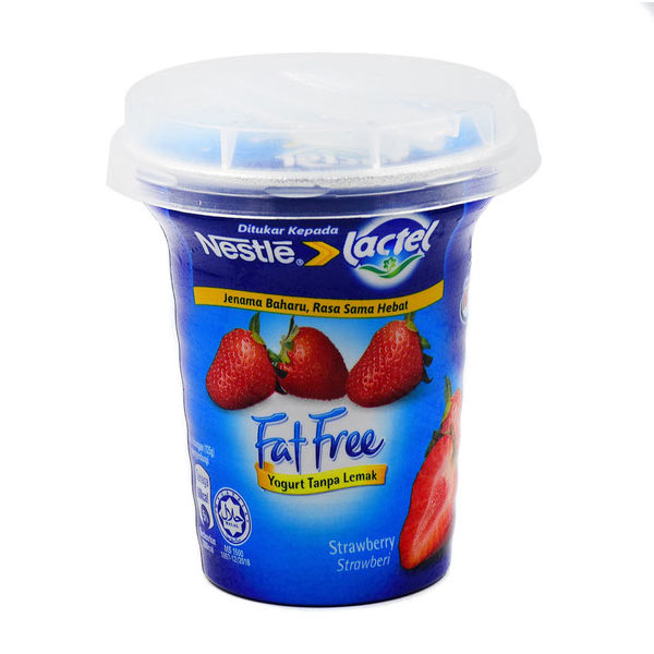 Nestle Fat Free Strawberry Yogurt 125G