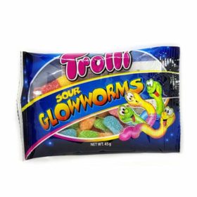 Trolli Sour Glow Worms 45G
