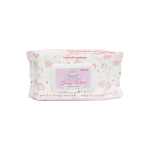 Little Ones Baby Wipes Powder Scent 80'S
