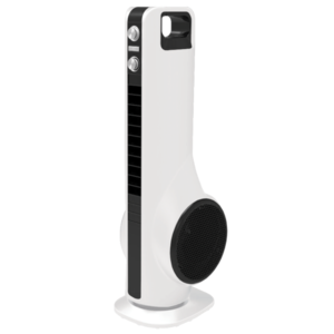 Asahi Tower Fan With Timer White