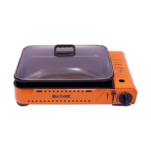Blu Flame Portable Gas Stove Deep Grill Pan #Ms-8