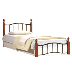 Single Bed Wooden Post