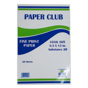 Book Paper Sub-20 Paperclub Short - Pk20