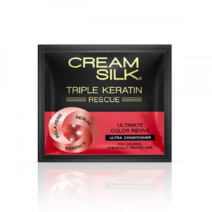 Cream Silk Triple Keratin Rescue Conditioner Ultimate Color Revive 12Pcs 10Ml