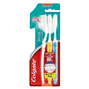 Colgate Slim Soft Toothbrush 2+1