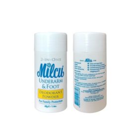 Milcu Underarm & Foot Deodorant Powder 40G