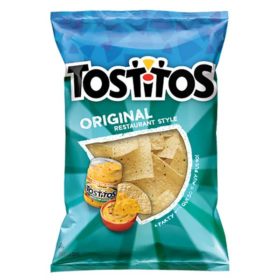 Frito Lay Tostitos Chips White Corn Restaurant Style 10Oz