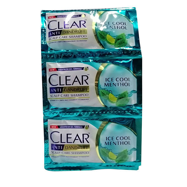 Clear Shampoo Ice Cool Menthol 10Ml