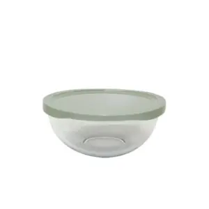 Alternative view of Mixing Bowl Glass 3 Pieces Set with Plastic Lid
