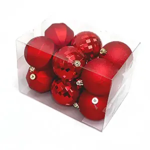 Ball Set 8 cm (12pcs Pvc Box) Red