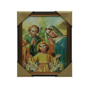Wall Frame Cross Stitch Holy Family