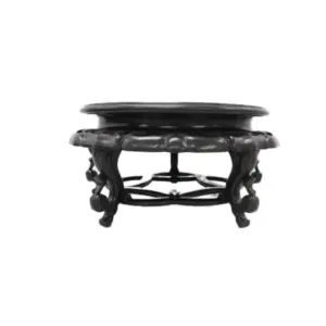 Plastic Planter Stand With Scroll Legs - 23 inches