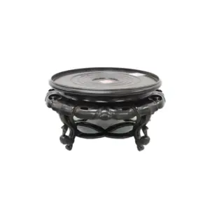 Alternative view of Plastic Planter Stand With Scroll Legs - 23 inches