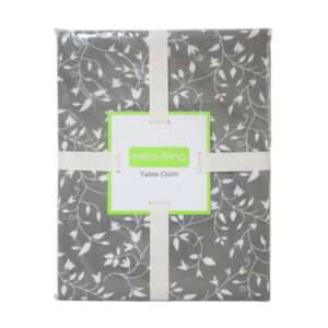 Metro Living Table Cloth Printed - Gray