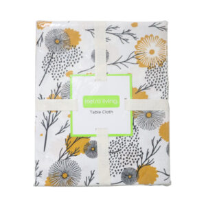 Metro Living Table Cloth Round - Yellow