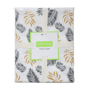 Metro Living Table Cloth Printed - Gold