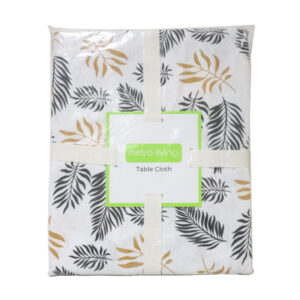 Metro Living Table Cloth Printed - Gold